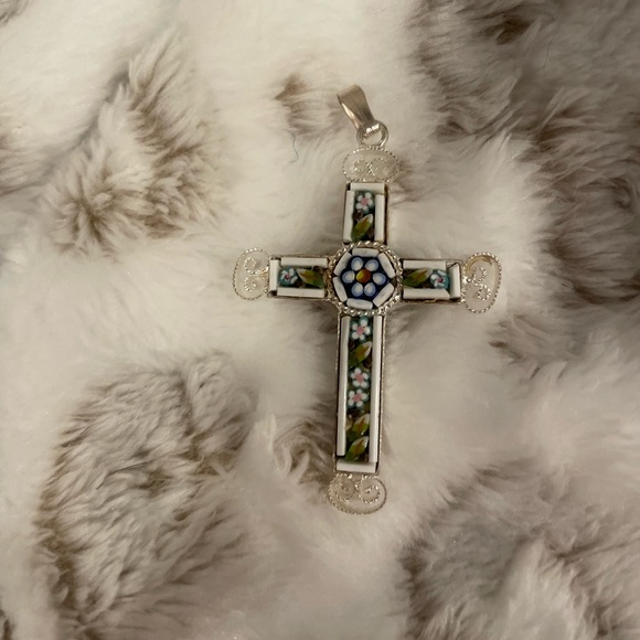 Italian Mosaic Cross - Picture 1 of 2
